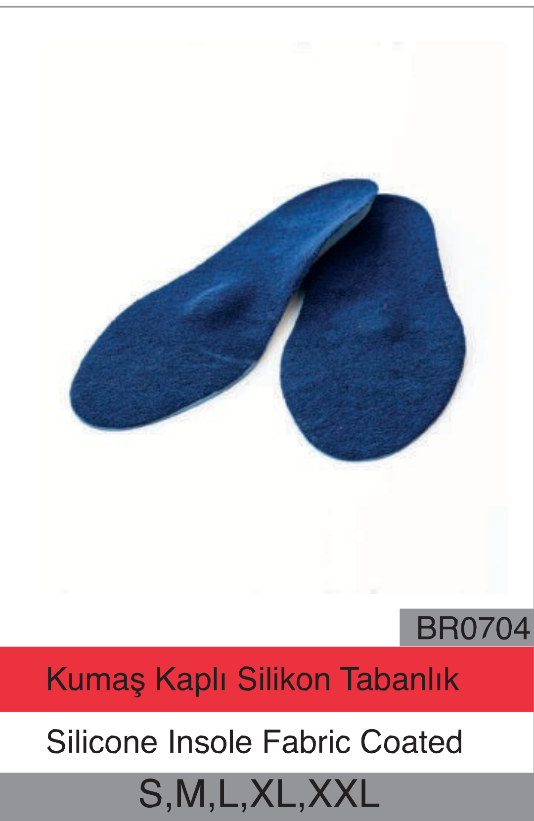 Kumaş Kaplı Silikon Tabanlık BR0704