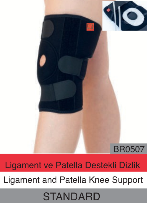 Ligament ve Patella Destekli Dizlik br0507 Standard