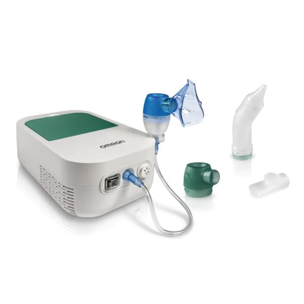 Omron NE-C301E Duobaby Kompresörlü Nebulizatör + Burun Aspiratörü