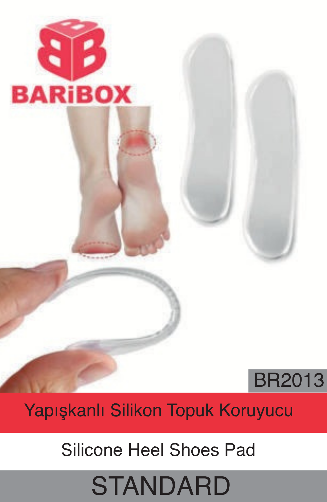 Yapışkanlı Silikon Topuk Koruyucu BR2013