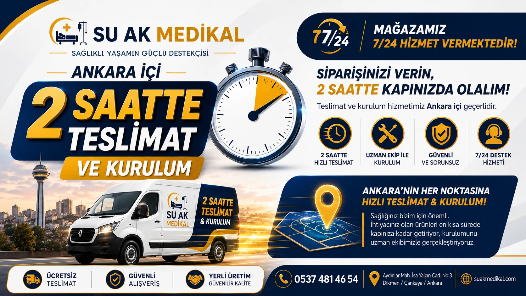 Su Ak Medikal kampanya ve medikal ürün görseli 3